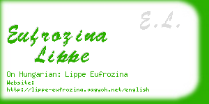 eufrozina lippe business card